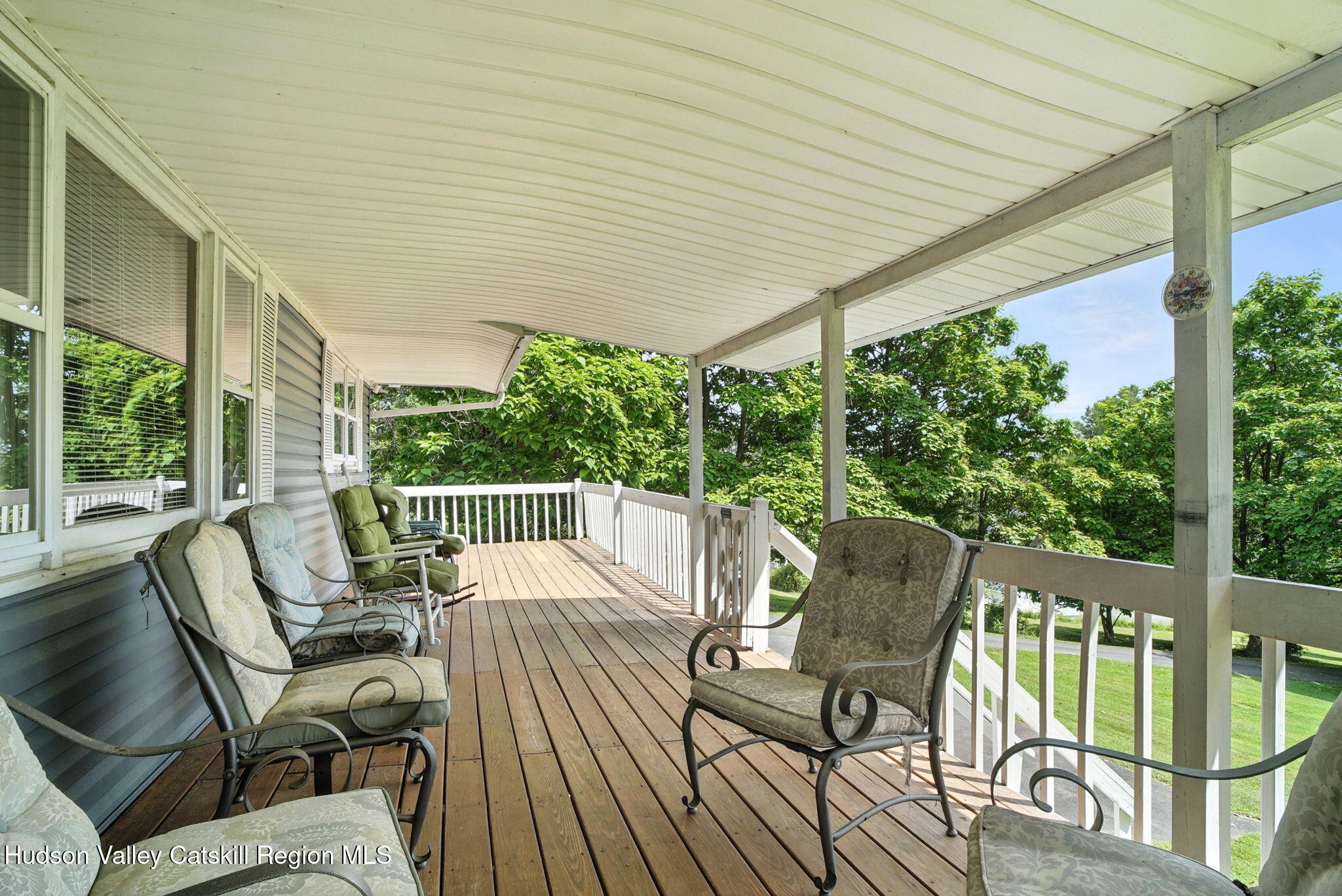 136 Kautz Road Callicoon, NY 12723 - Photo 4 of 51 a view of balcony with furniture and wooden deck