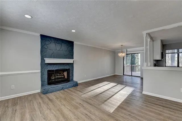 a view of wooden floor