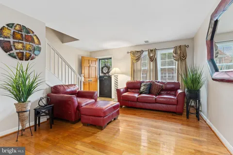 a living room with furniture floor to ceiling window and potted plant