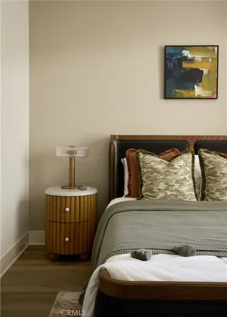 a view of closet area with empty racks