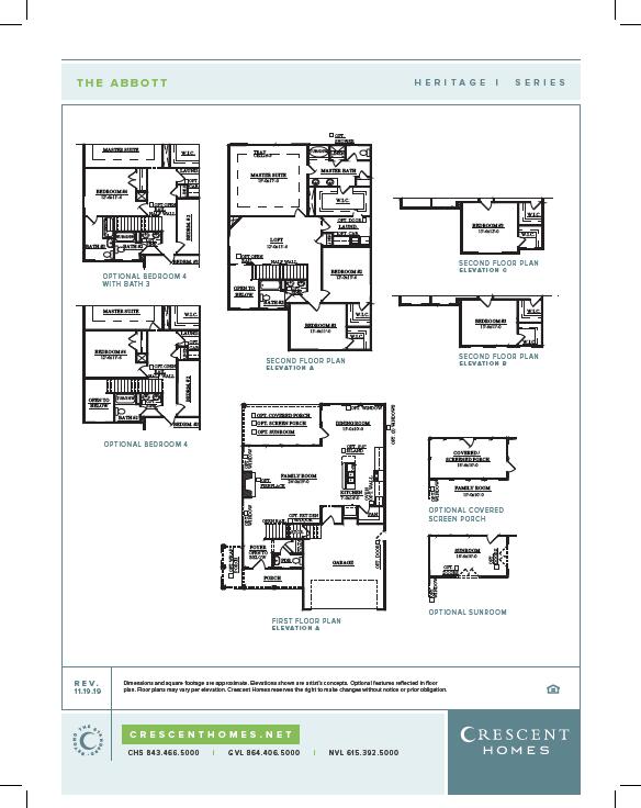 408 Grove End Road Moncks Corner, SC 29461 - Photo 35 of 35 ABBOTT FLOORPLAN