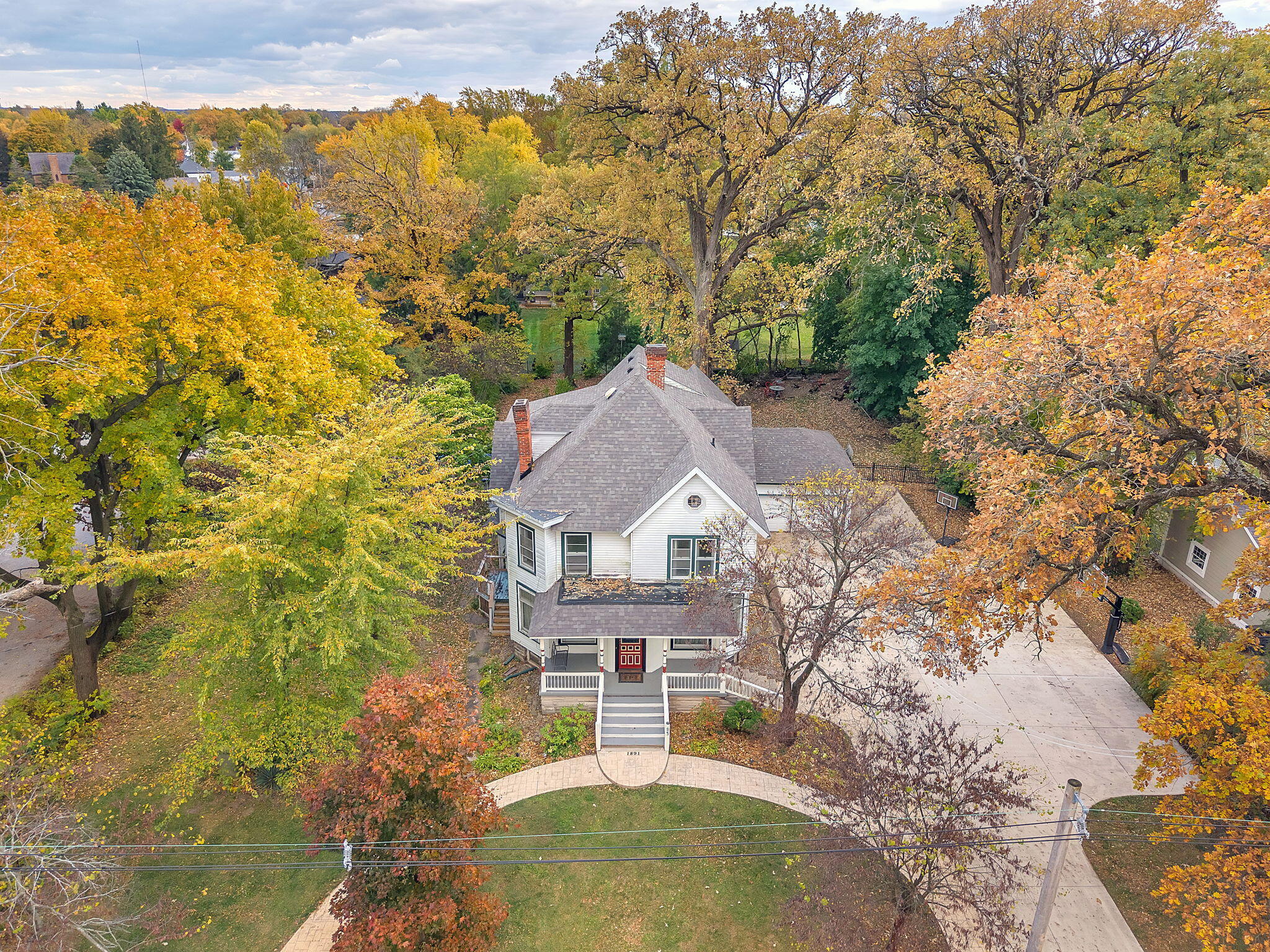 623 West Milroy Avenue Rensselaer, IN 47978 - Photo 54 of 64 a aerial view of residential houses with yard
