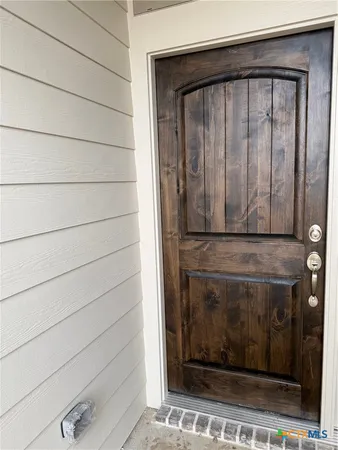 a view of a door