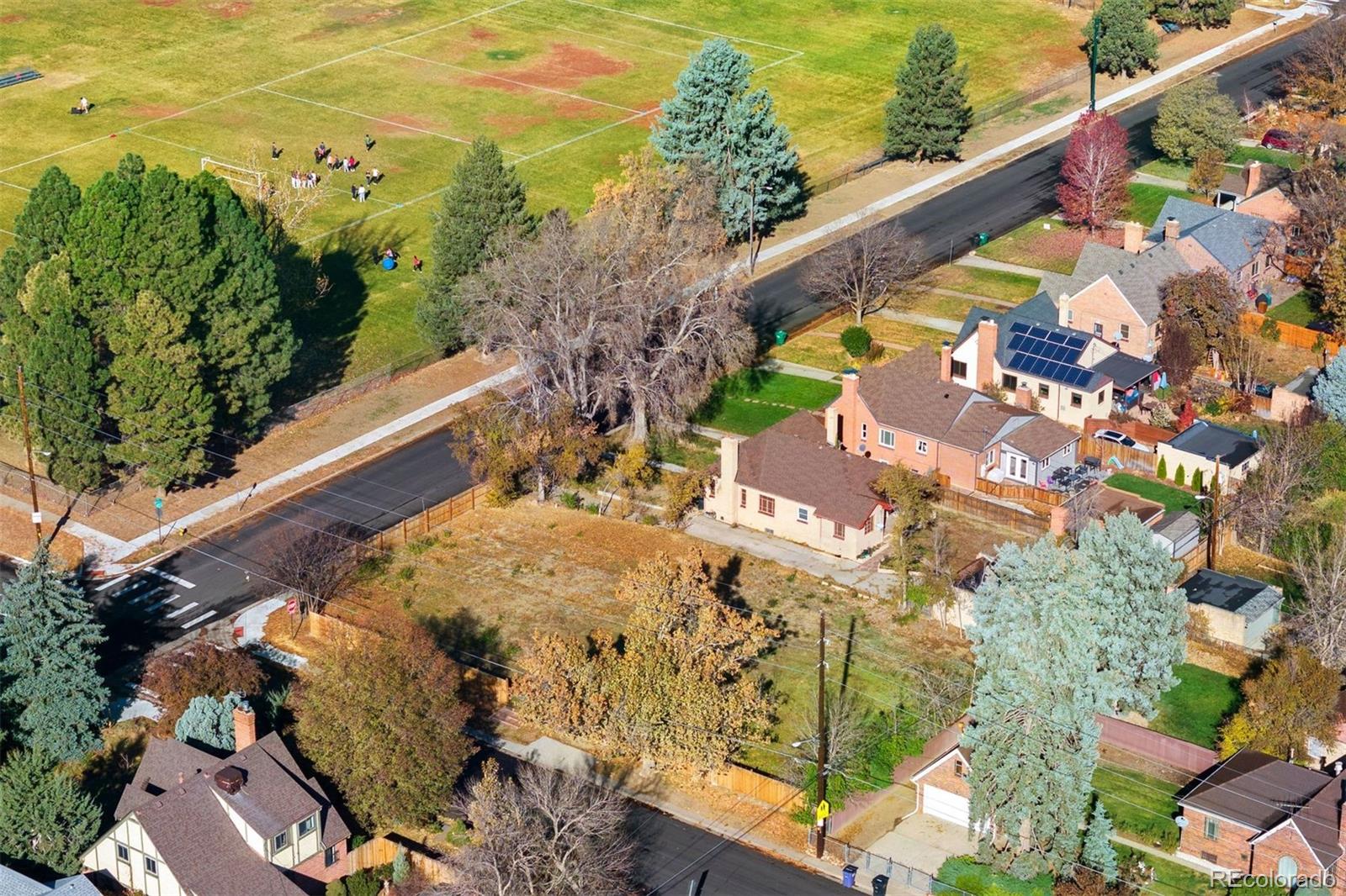 2500 Kearney Street Denver, CO 80207 - Photo 13 of 24 an aerial view of a house with a yard