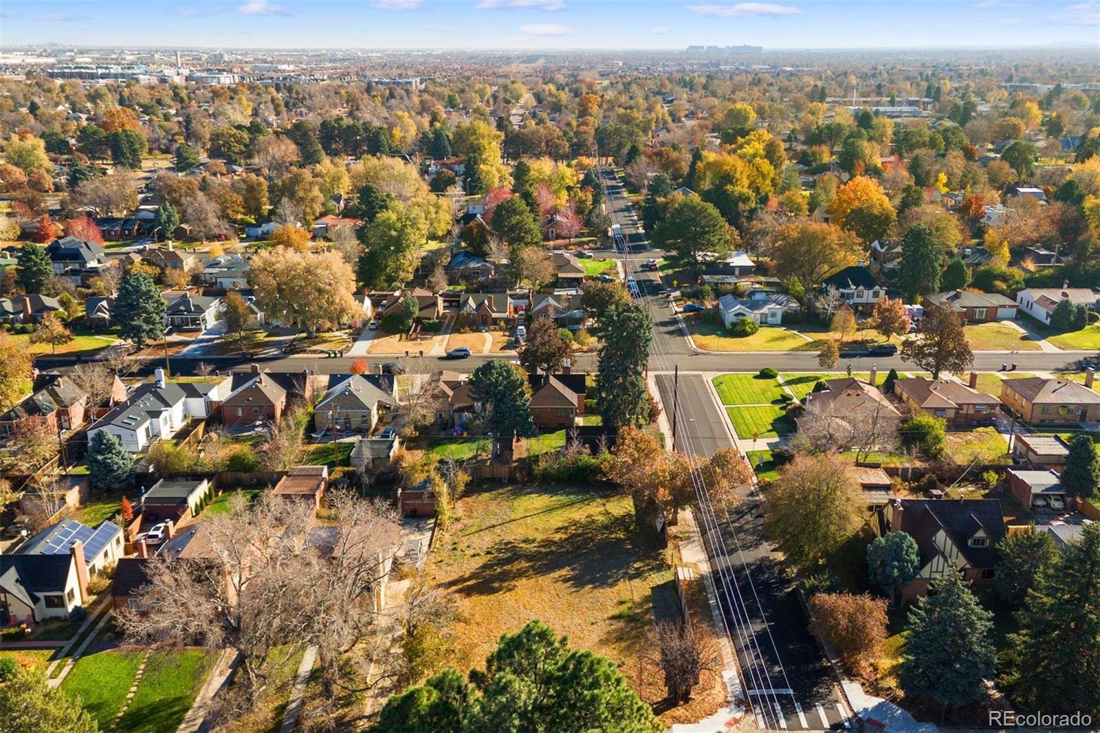 2500 Kearney Street Denver, CO 80207 - Photo 5 of 24 an aerial view of residential building with parking space