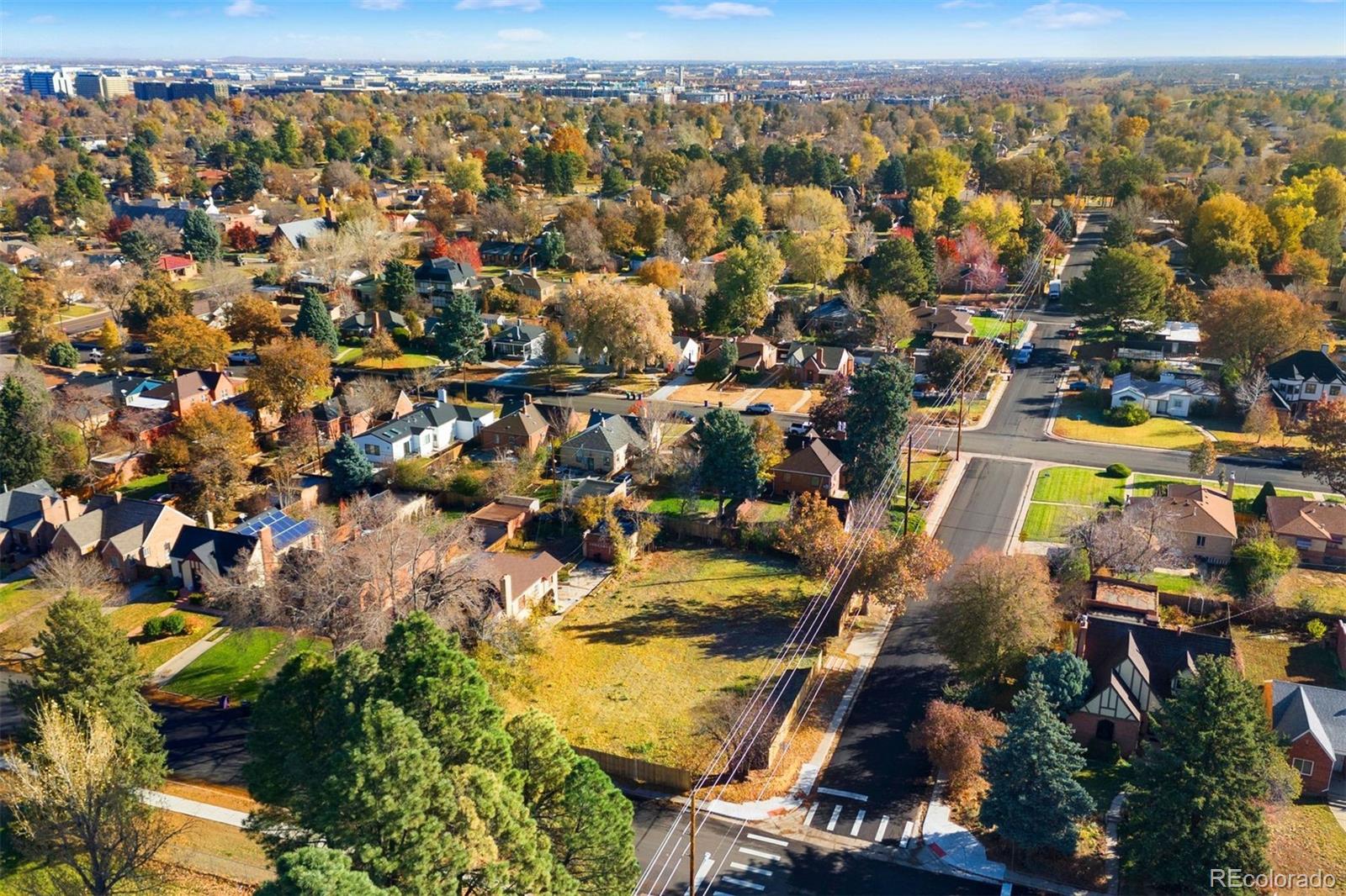 2500 Kearney Street Denver, CO 80207 - Photo 8 of 24 an aerial view of a city with lots of residential buildings