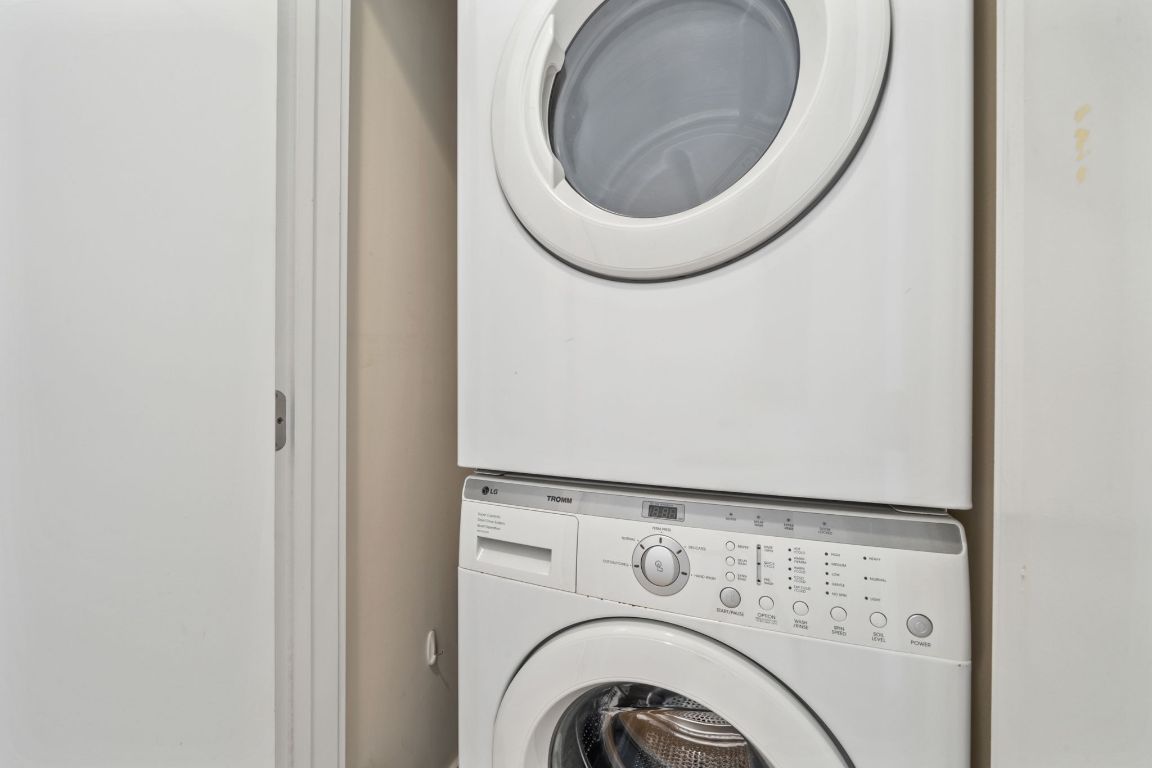 603 Davis Street, Unit 710 Austin, TX 78701 - Photo 9 of 37 a close up view of a washer and dryer