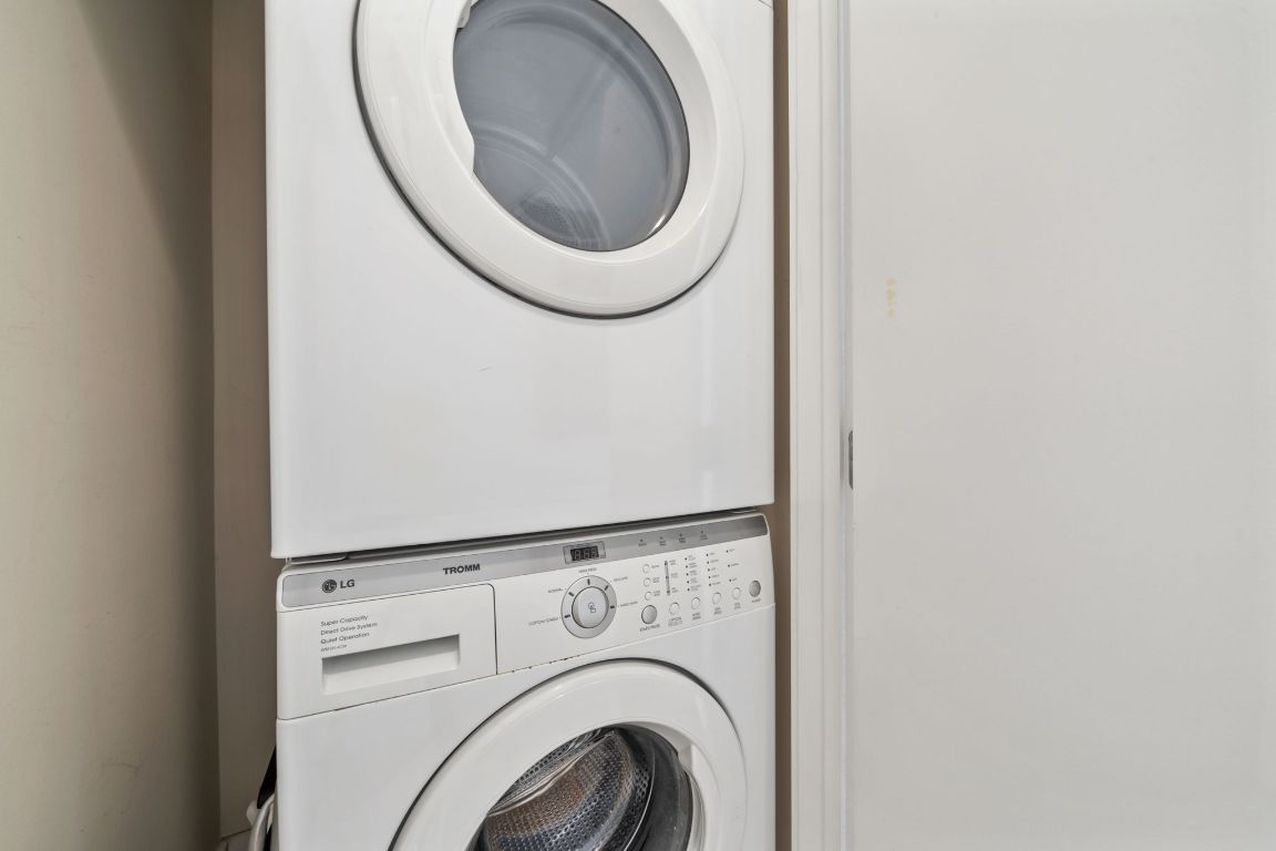 603 Davis Street, Unit 710 Austin, TX 78701 - Photo 10 of 37 a close up view of a washer and dryer