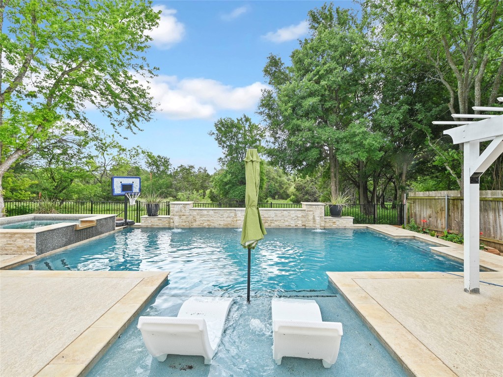 3716 Galena Hills Loop Round Rock, TX 78681 - Photo 1 of 1 a view of a backyard with swimming pool