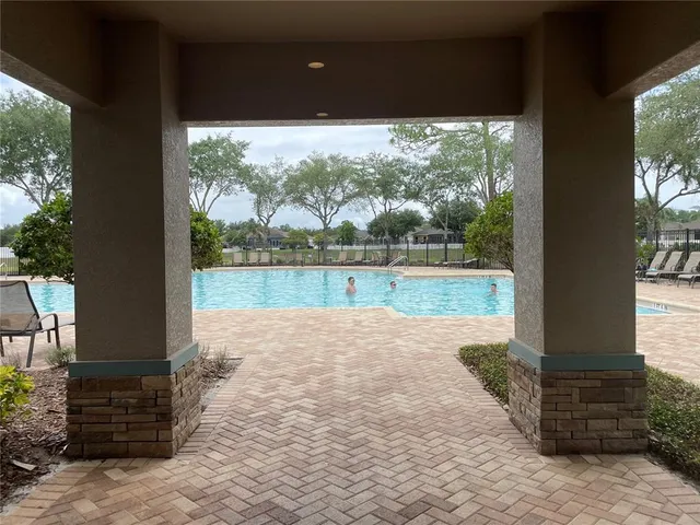 a view of a yard with a porch