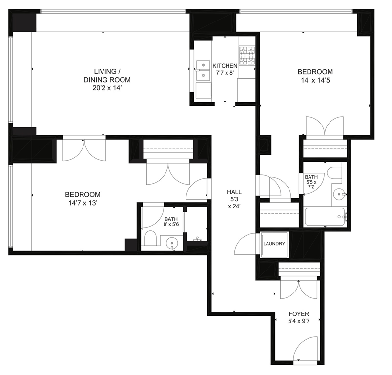 2 Avery Street, Unit 27G Boston, MA 02111 - Photo 18 of 18 a picture of a park
