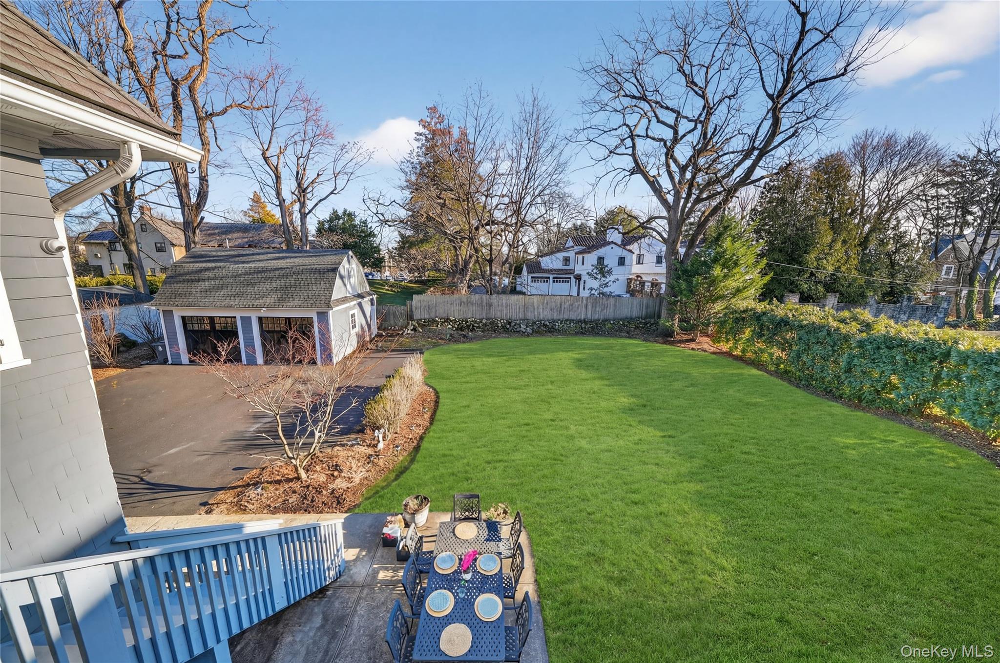 9 Ridgeview Avenue White Plains, NY 10606 - Photo 47 of 50 Private backyard with lots of space for outdoor dining and entertaining.
