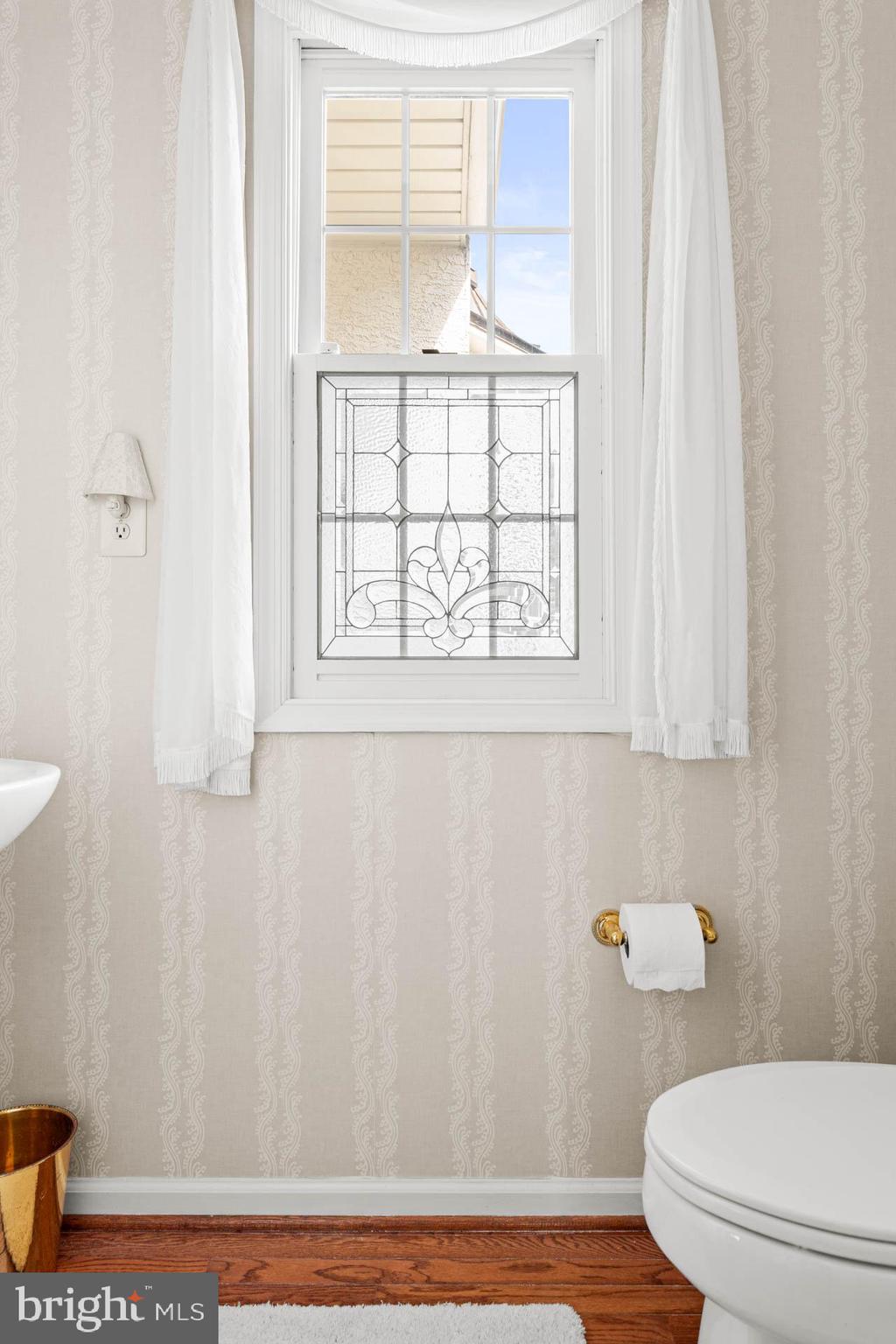 4 Riders Run Newtown Square, PA 19073 - Photo 24 of 64 a bathroom with a window a toilet and a shower