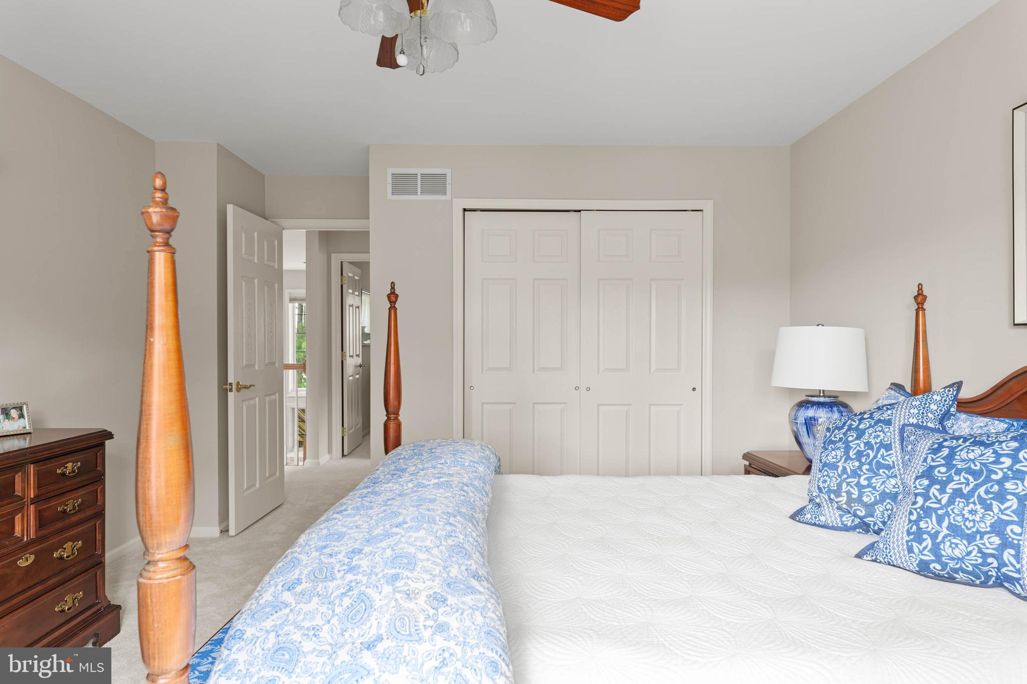 4 Riders Run Newtown Square, PA 19073 - Photo 41 of 64 a bedroom with a bed and a couch