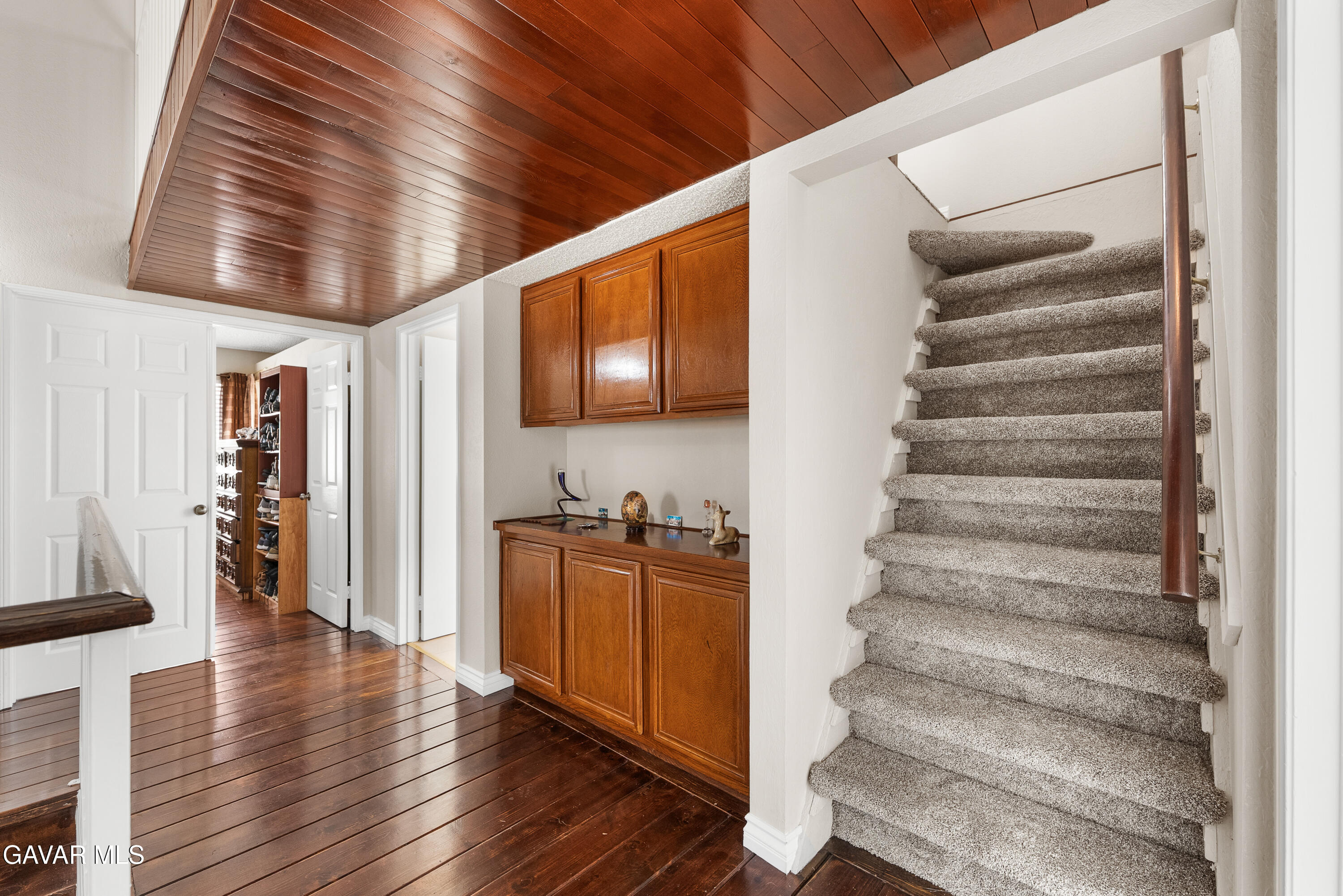 37635 Sandra Lane Palmdale, CA 93550 - Photo 46 of 46 a view of a hallway with wooden floor and entryway