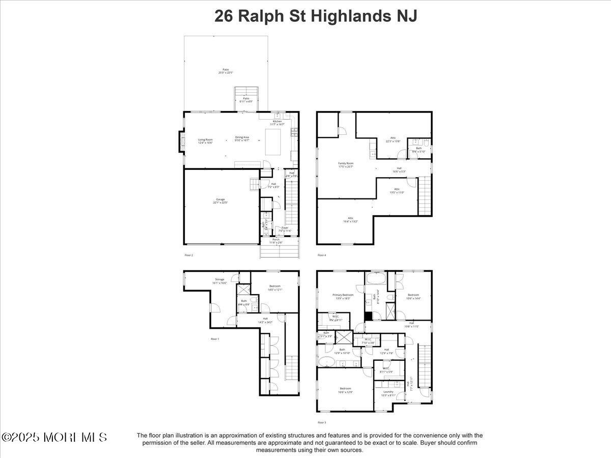 26 Ralph Street Highlands, NJ 07732 - Photo 51 of 51 a picture of a floor plan