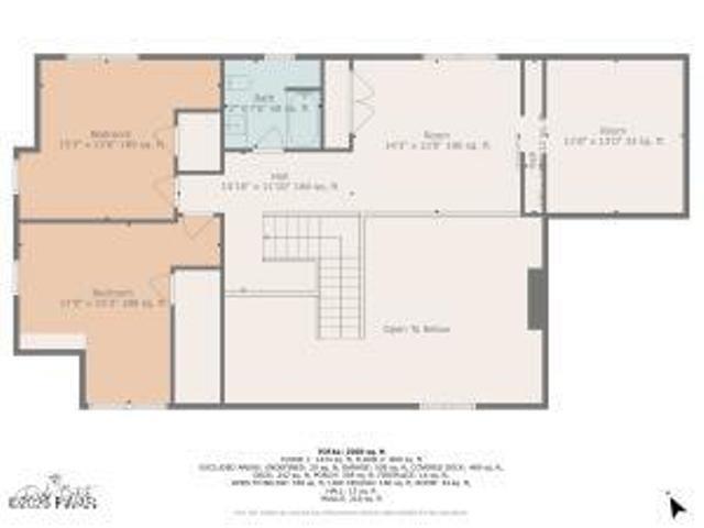 118 Eagle Rock Road Lackawaxen, PA 18435 - Photo 82 of 83 2nd Floor Plan