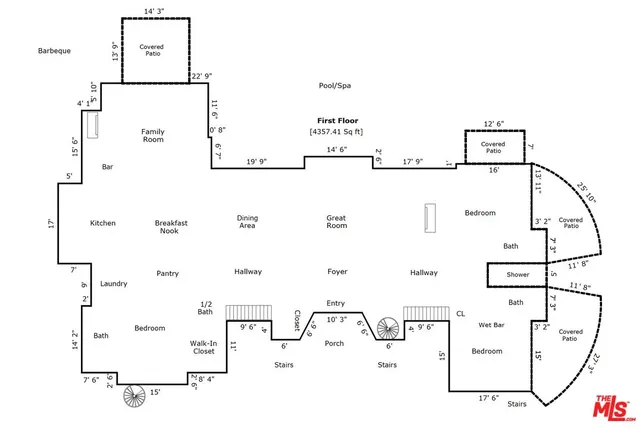 a picture of a bathroom with a sink and a mirror