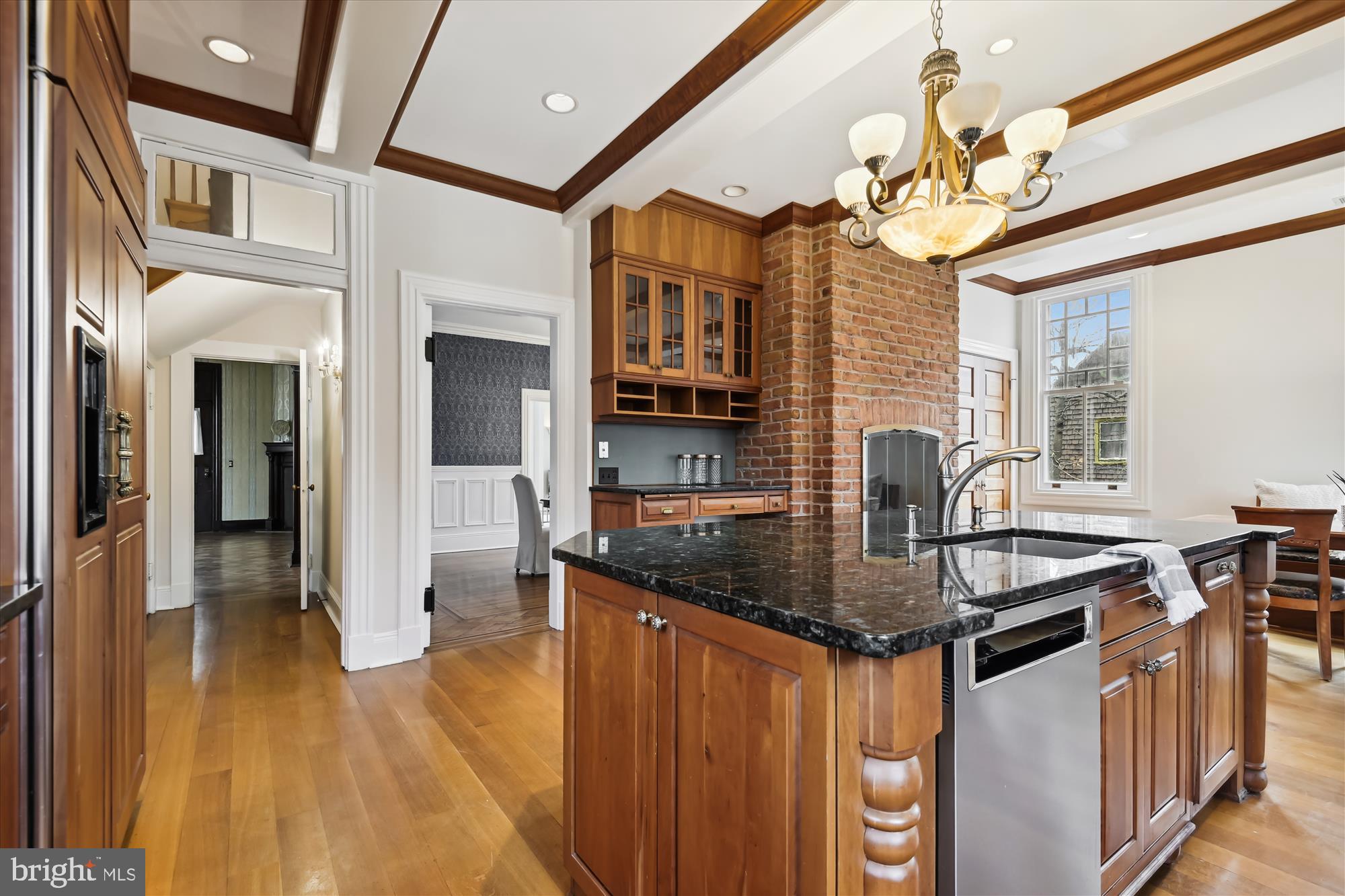 303 Oakdale Road Baltimore, MD 21210 - Photo 47 of 112 Kitchen w/ a beamed ceiling