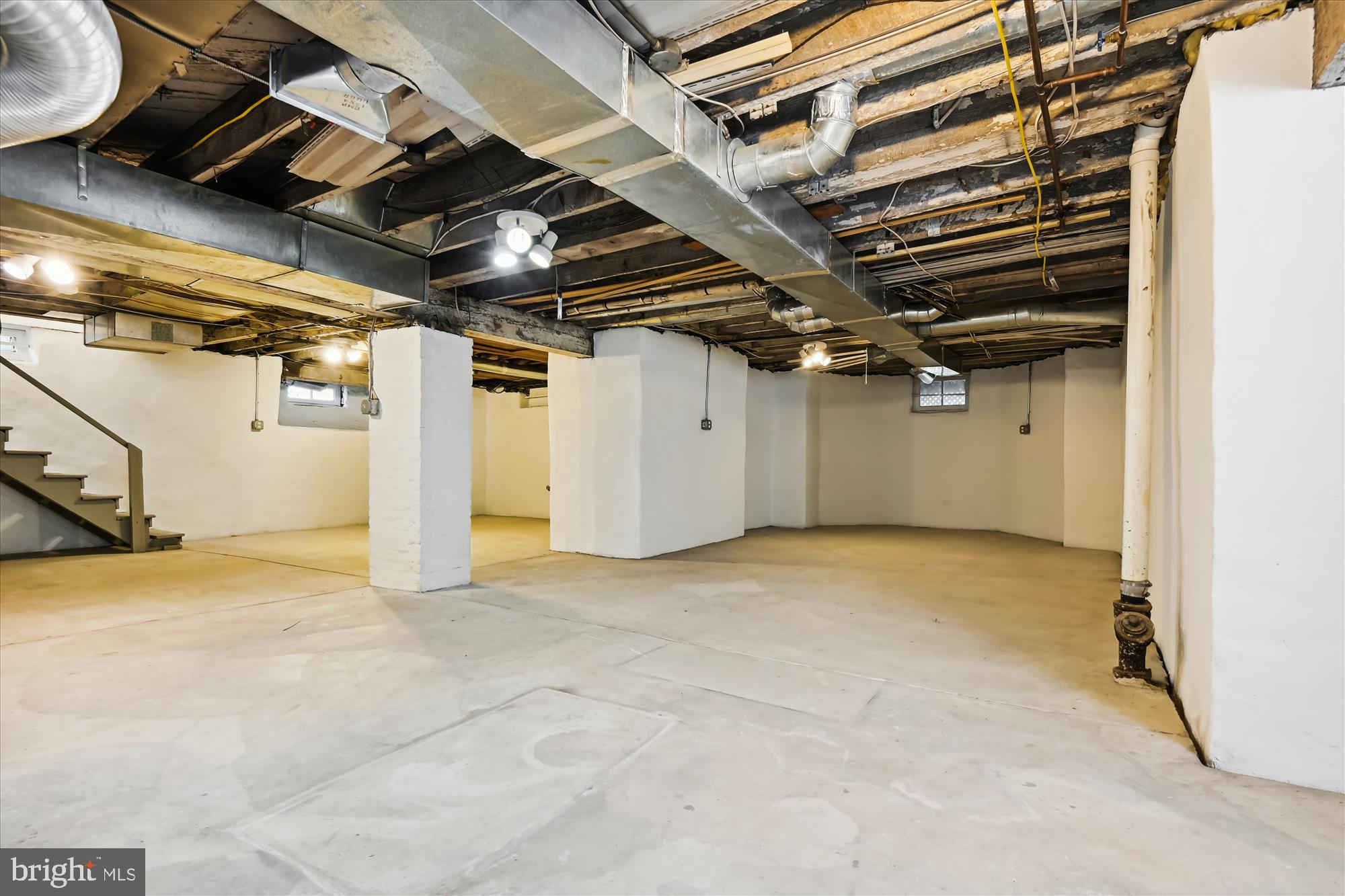 303 Oakdale Road Baltimore, MD 21210 - Photo 94 of 112 Newer concrete floor w/ all walls painted