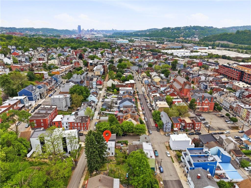 5405 Kent Way Pittsburgh, PA 15201 - Photo 23 of 24 an aerial view of residential houses with outdoor space and trees