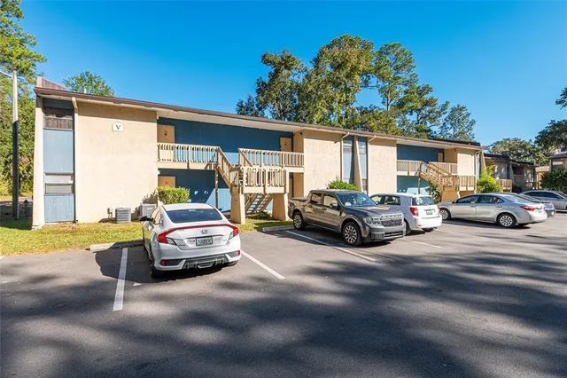a car parked in front of a house