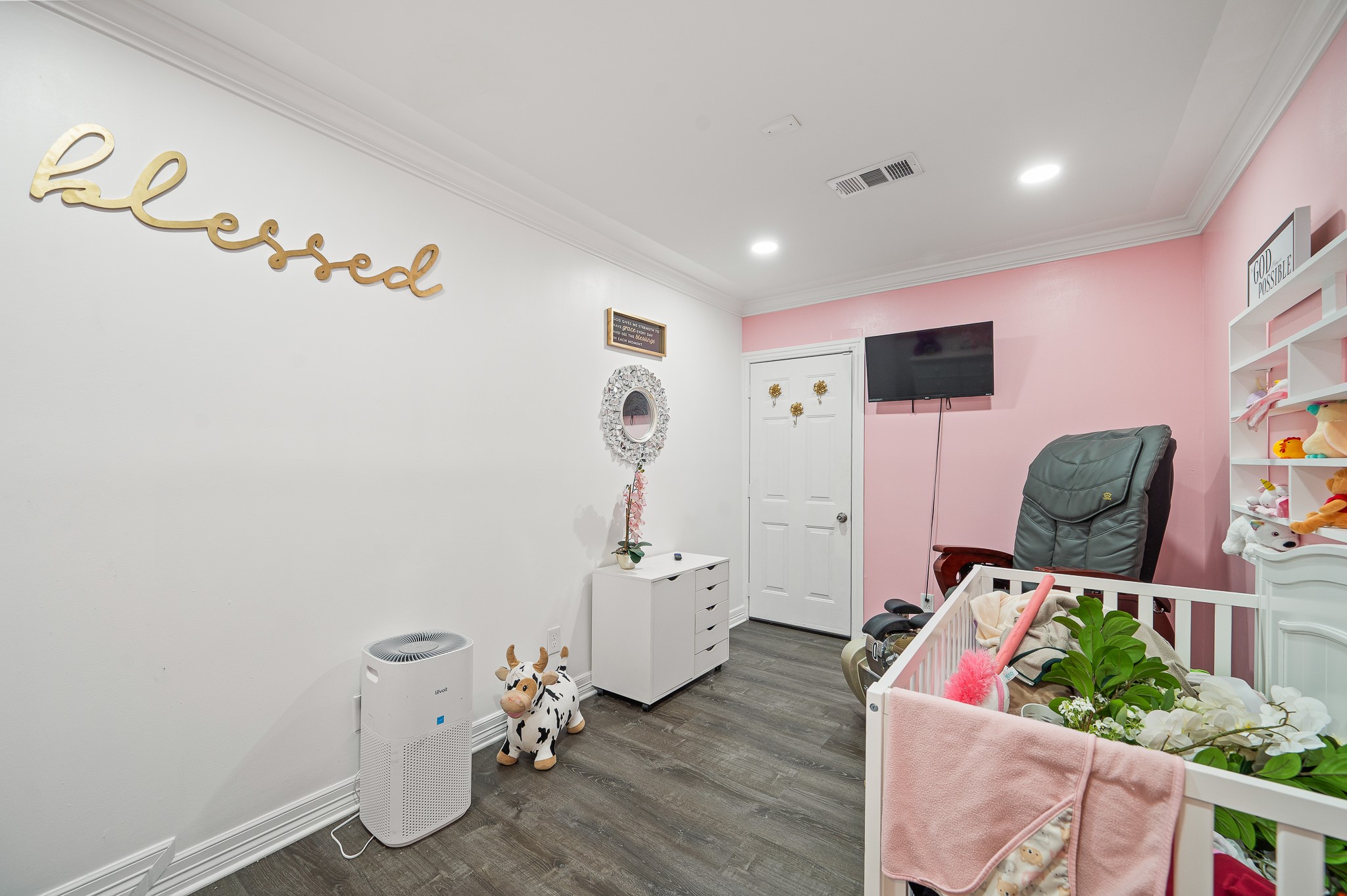 3823 Shadow Trail Houston, TX 77084 - Photo 11 of 29 view of a room with toys and wooden floor