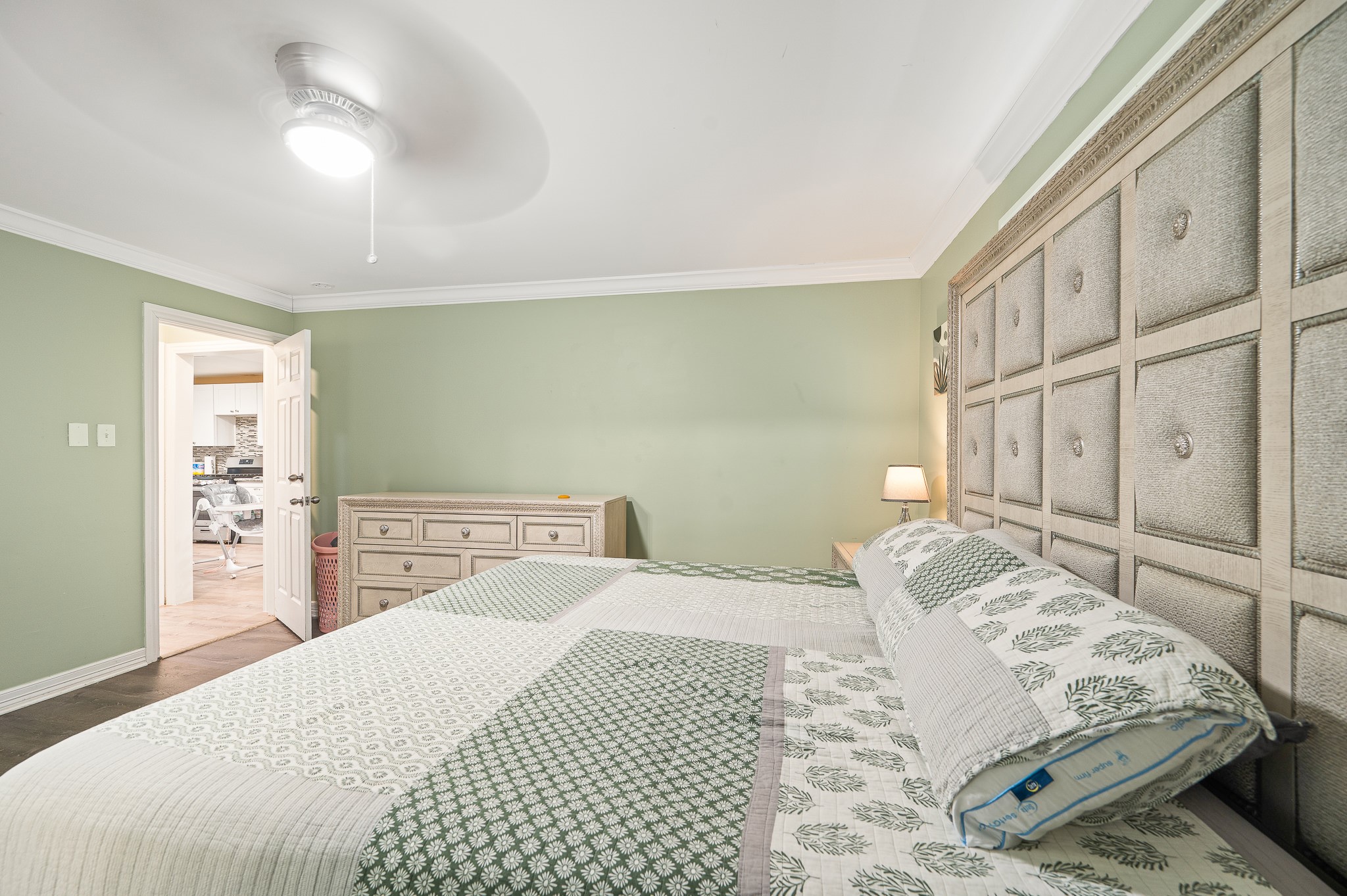 3823 Shadow Trail Houston, TX 77084 - Photo 15 of 29 a bedroom with a bed and a cabinets