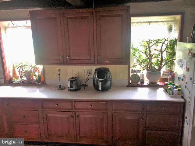 a view of a couch in front of a house