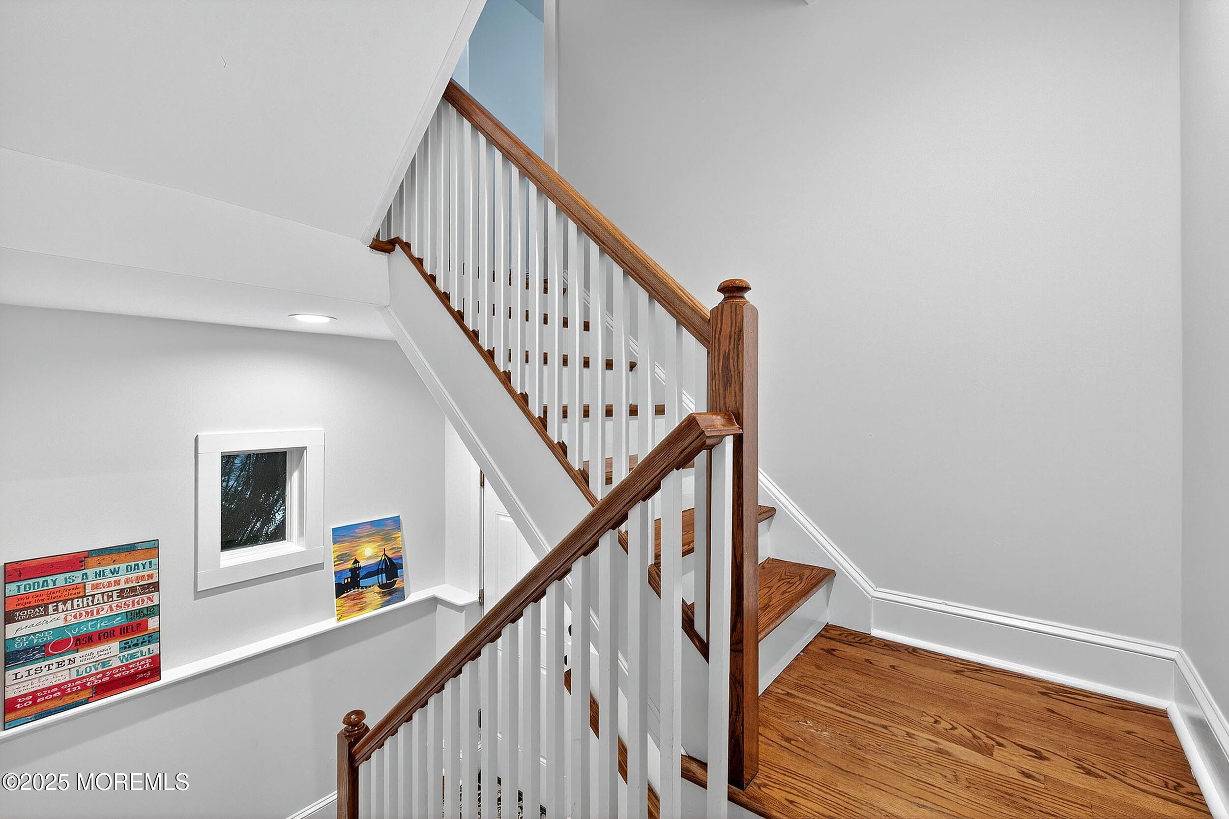 1961 Jumping Brook Road Tinton Falls, NJ 07753 - Photo 3 of 45 a view of entryway with wooden floor and stairs