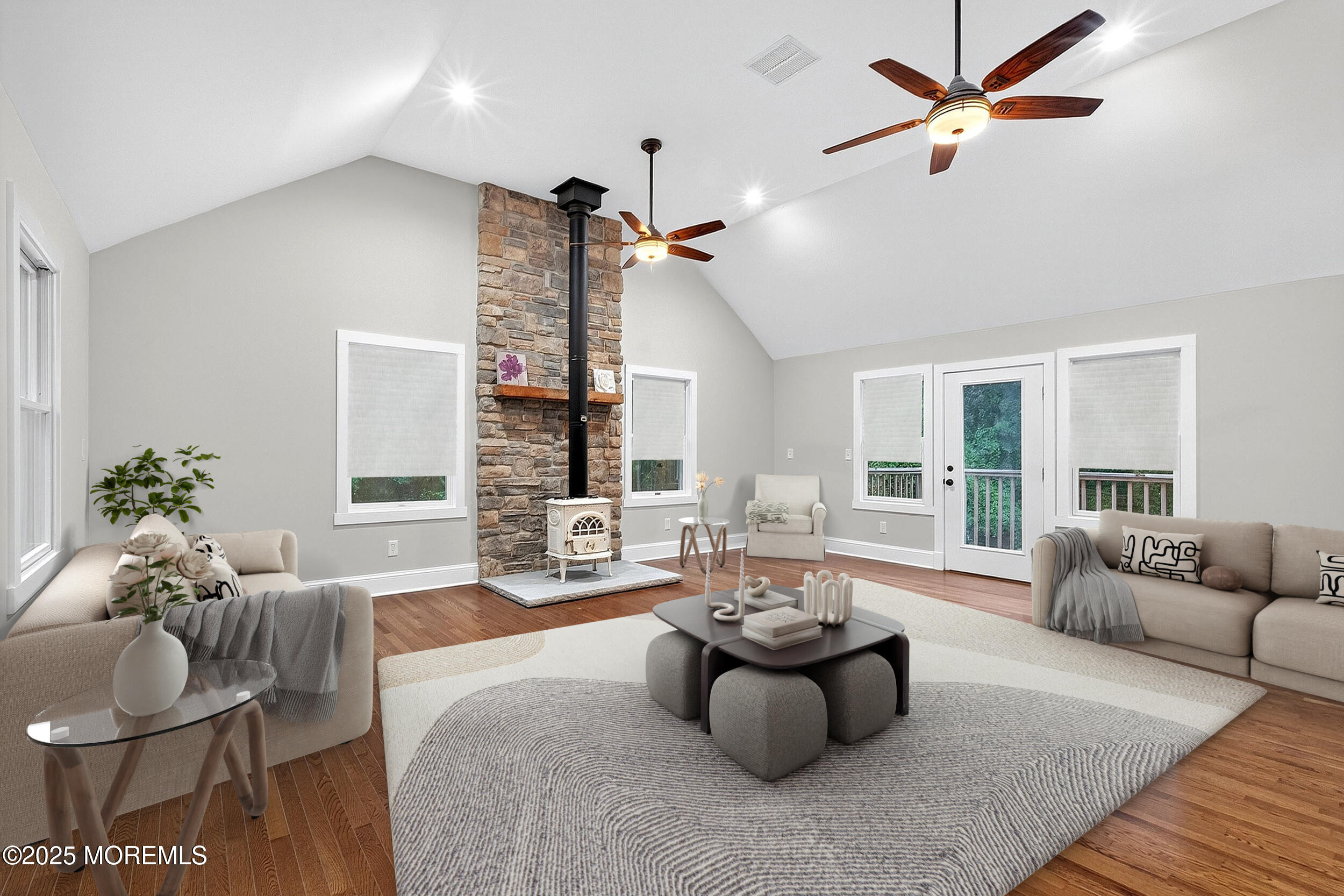 1961 Jumping Brook Road Tinton Falls, NJ 07753 - Photo 39 of 45 a living room with furniture and a large window