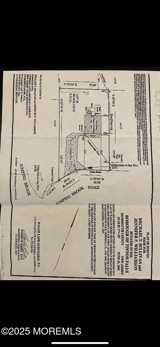 1961 Jumping Brook Road Tinton Falls, NJ 07753 - Photo 44 of 45 survey