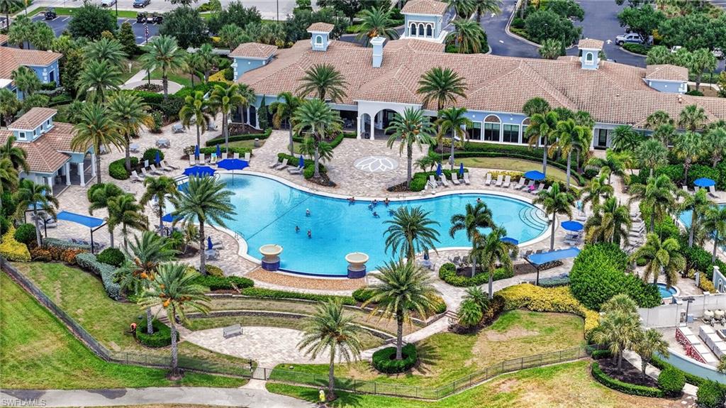 6124 Victory Drive Ave Maria, FL 34142 - Photo 45 of 50 an aerial view of residential houses with outdoor space
