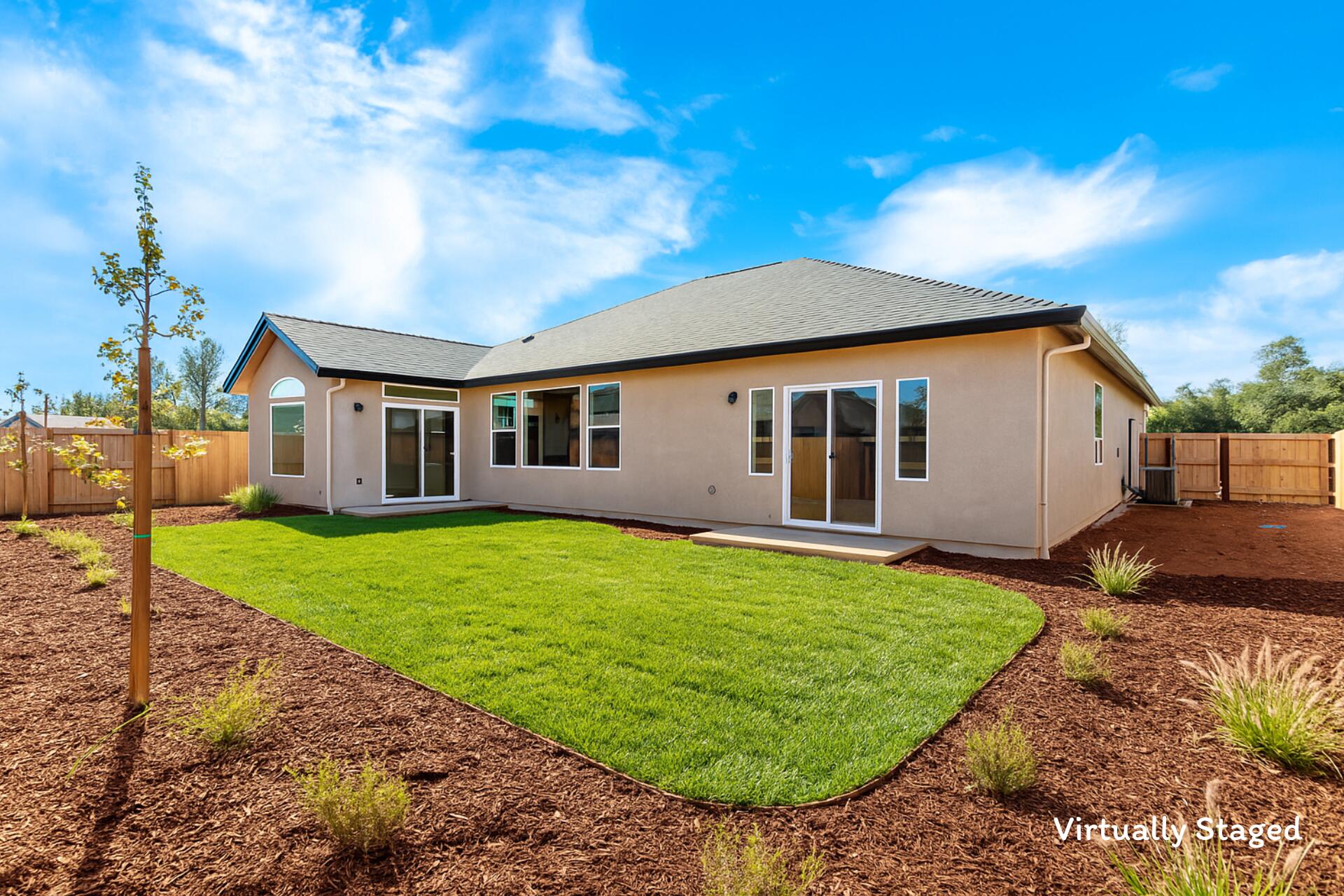 3063 Karuk Avenue Redding, CA 96002 - Photo 22 of 30 a view of a house with backyard