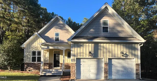 a view of a house with a porch