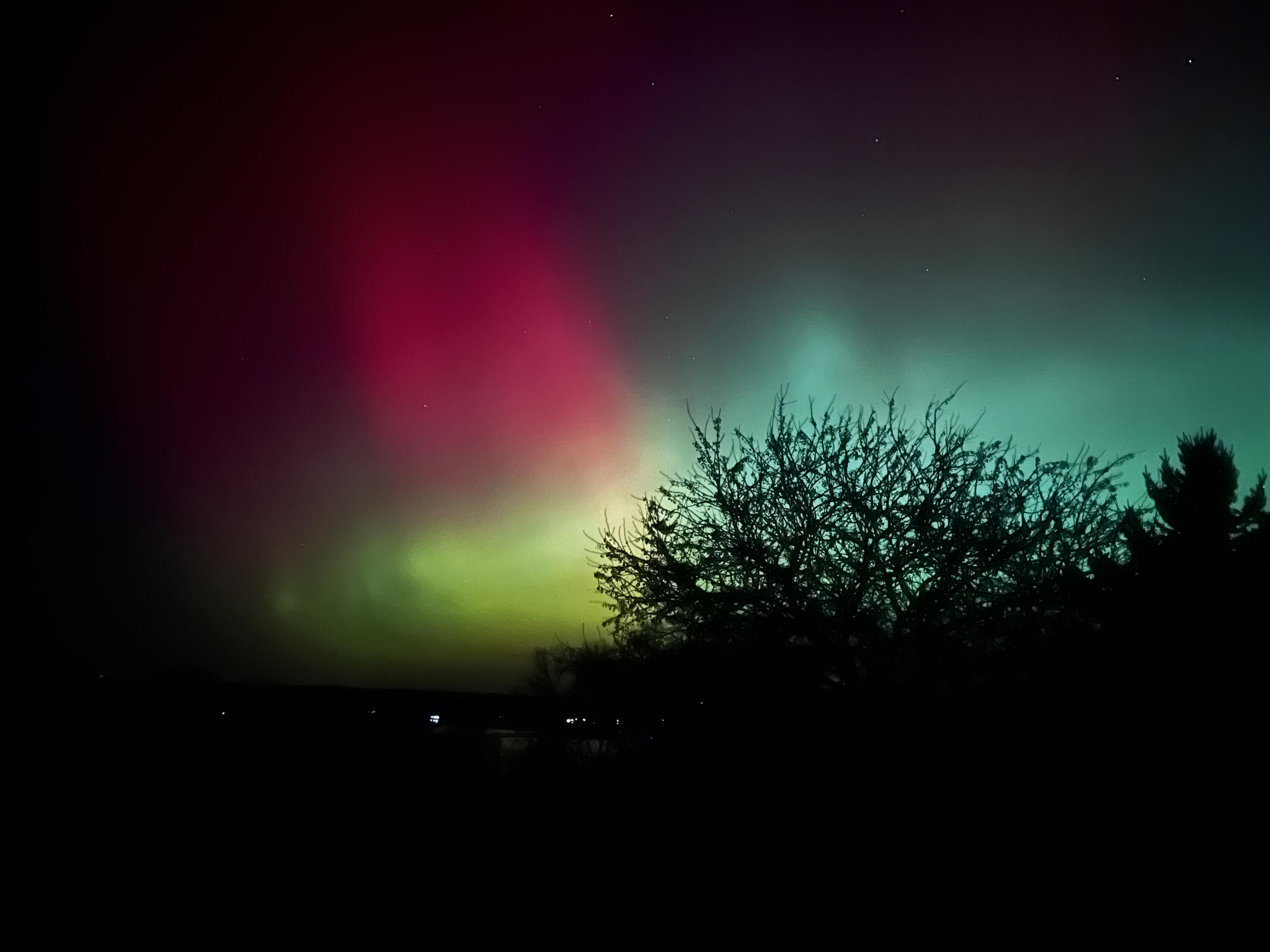 N1179 County Rd O Bergen, WI 54658 - Photo 29 of 31 Northern Lights From Deck