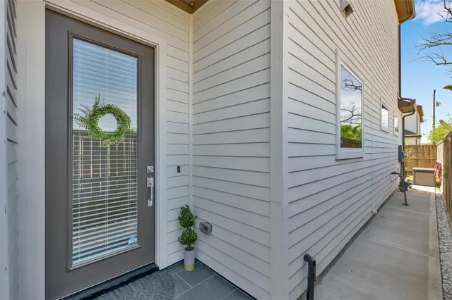 a view of a house with a door