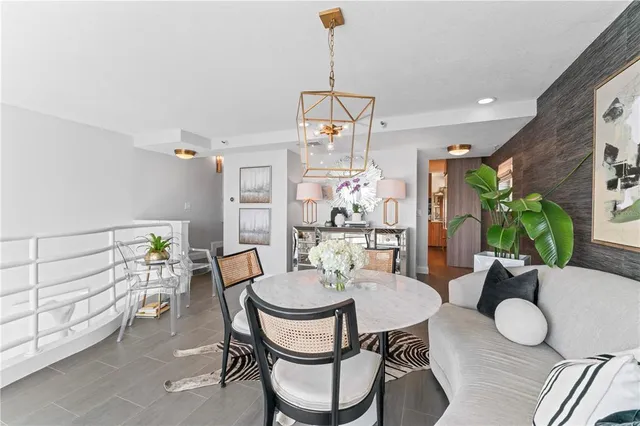 a view of a hallway with washer and dryer