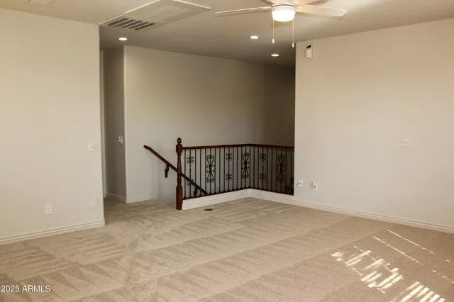 en view interior of a house with wooden floor