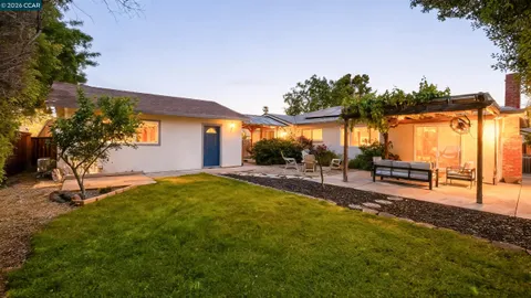 a view of a house with a outdoor space