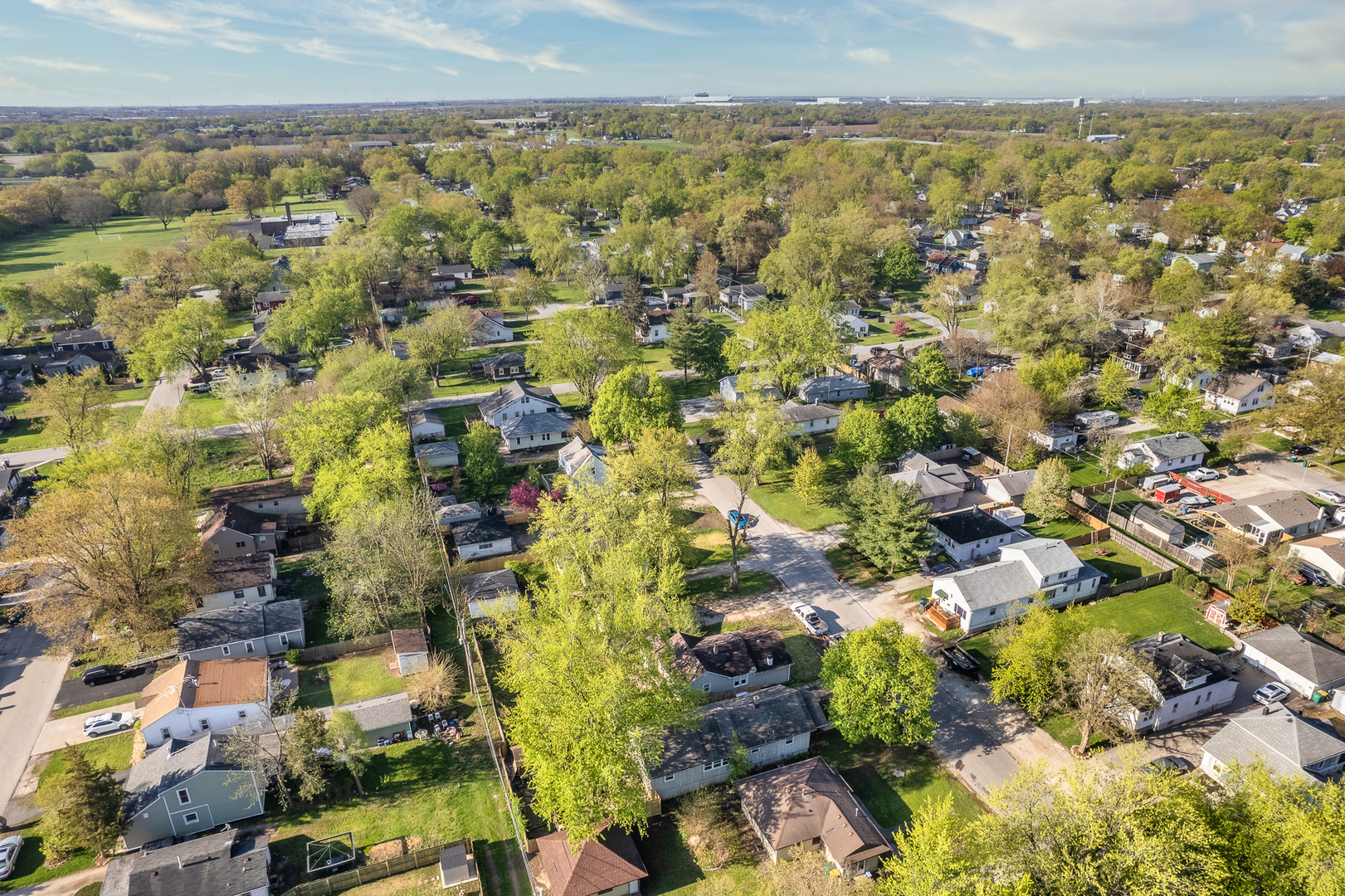 208 South Park Road Joliet, IL 60433 - Photo 29 of 29 an aerial view of residential houses with outdoor space