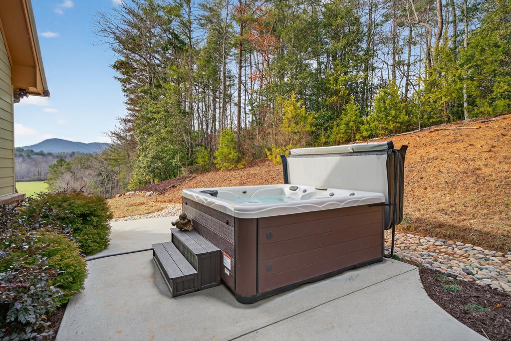 496 John Crow Road Dahlonega, GA 30533 - Photo 25 of 74 a view of a backyard with plants and trees