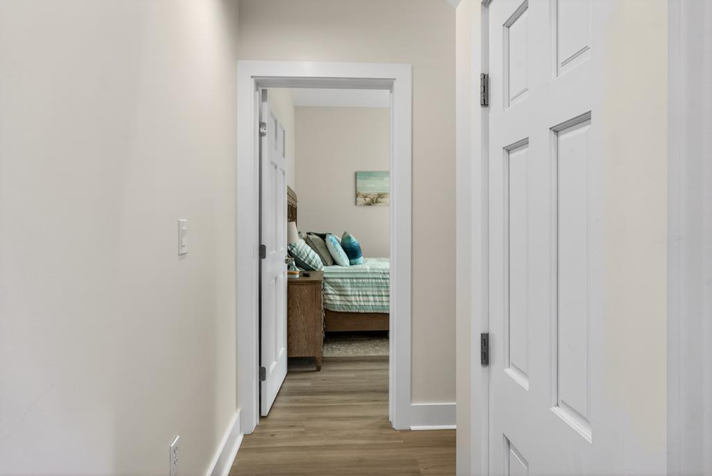 496 John Crow Road Dahlonega, GA 30533 - Photo 37 of 74 a view of a hallway with wooden floor and entryway
