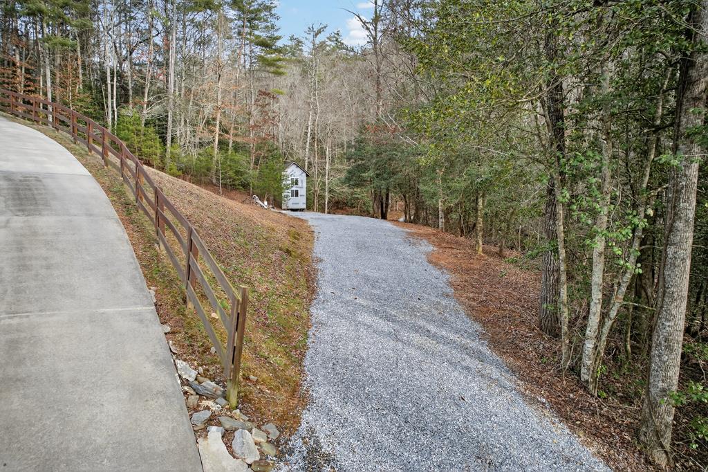 496 John Crow Road Dahlonega, GA 30533 - Photo 71 of 74 a view of a pathway of a yard with flower plants