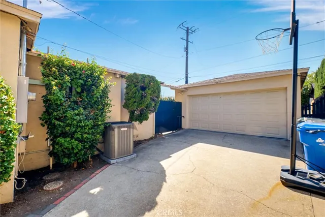 a backyard of a house