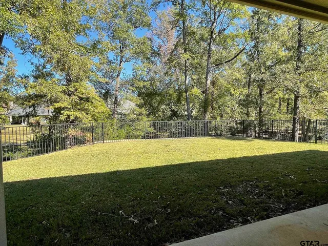a view of yard with ocean view