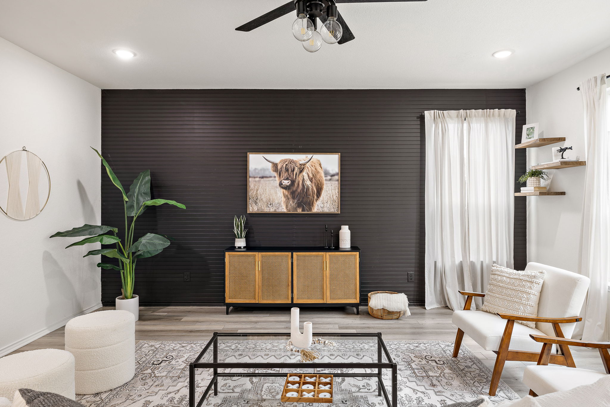 717 Priscilla Court Leander, TX 78641 - Photo 4 of 37 Custom accent wall is a beautiful focal point