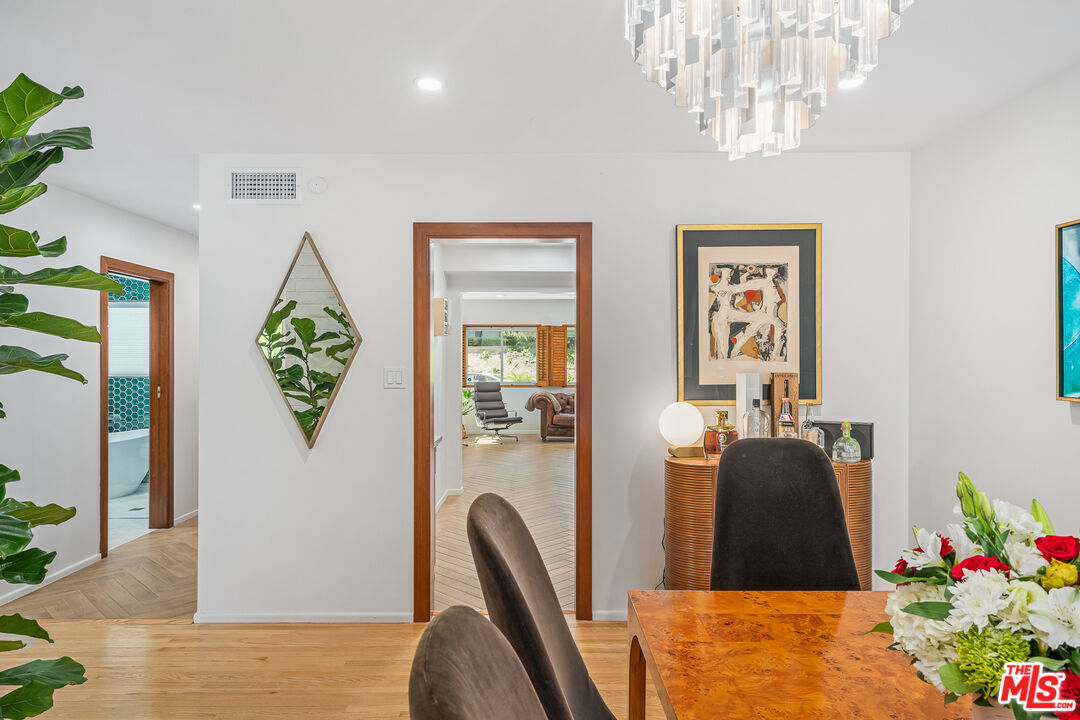 1534 Belleau Road Glendale, CA 91206 - Photo 11 of 40 a view of a workspace with furniture and a potted plant