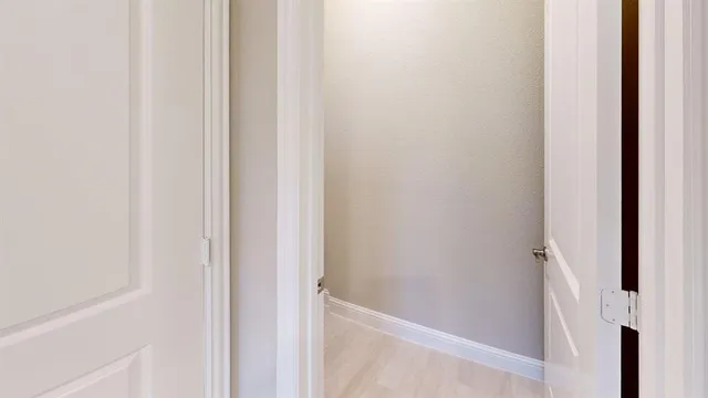 a close view of closet