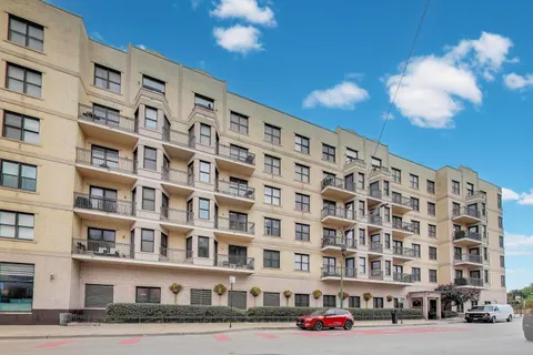 a front view of a building